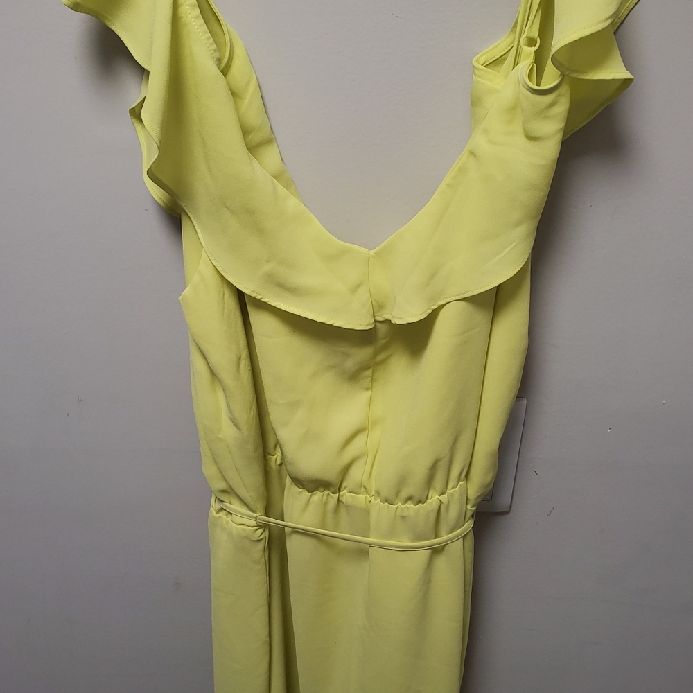 Oasis | Neon | Ruffle Asymmetrical Dress - Picture 6 of 7